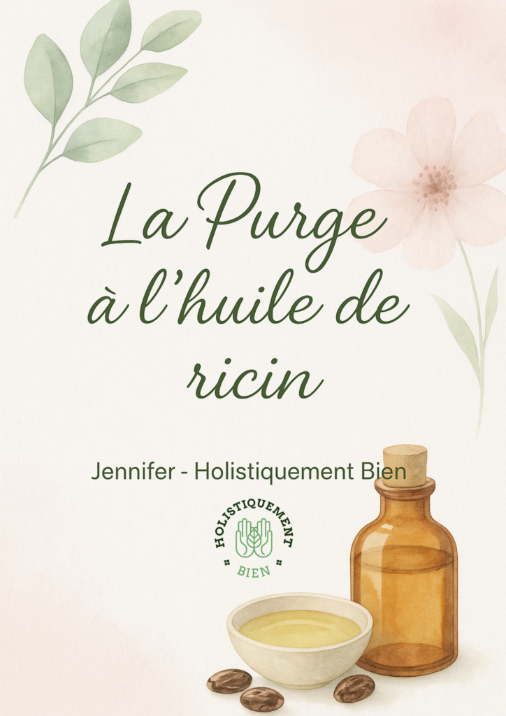 purge À l’huile de ricin guide naturopathique complet détox – régénération – Équilibre intérieur jennifer holistiquement bien naturopathe & accompagnante holistique